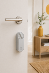 Yale Linus L2 Parmak İzli Akıllı Kilit Seti (Gümüş) – Kilit + Silindir + Parmak İzli Keypad