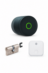 Yale Linus Lite Akıllı Kilit Seti (Siyah) – Kilit + Silindir + Wi-Fi Köprüsü
