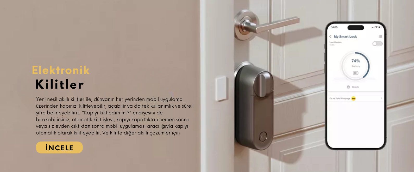  elektronik akıllı kilitler
